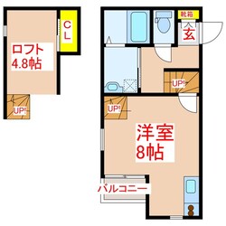 ＣＲＯＳＳ　Ⅰの物件間取画像